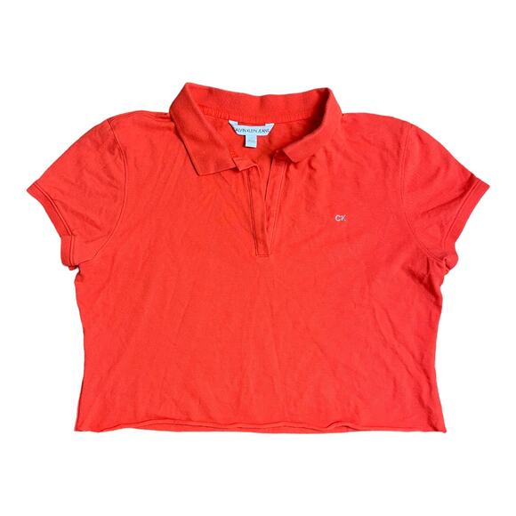 Calvin Klein Y2K Crop Top T Shirt - Picture 1 of 3